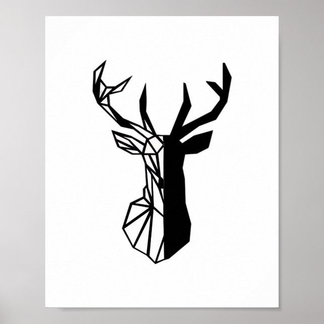 Póster Oh Deer Soft Minimal Vibe  (Frente)