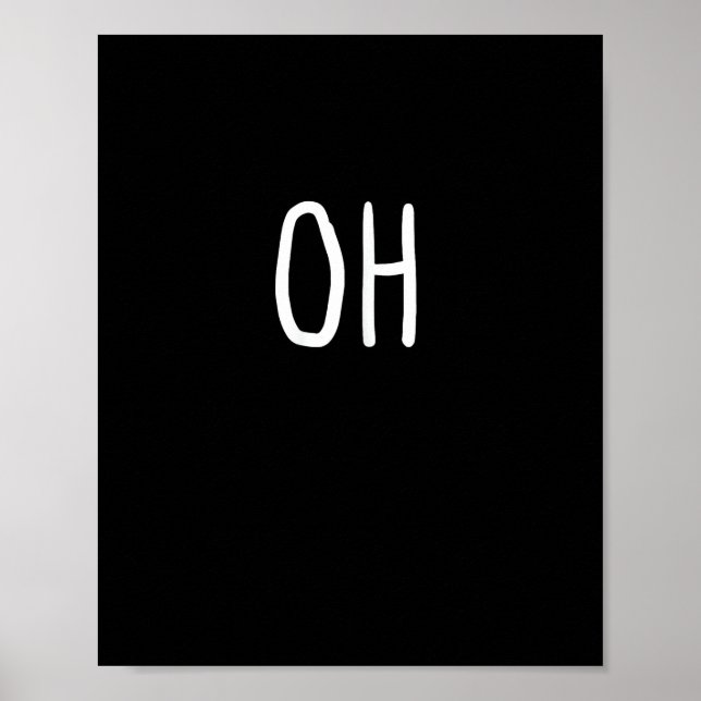 Póster Oh Deer Trendy Halloween Style  (Frente)