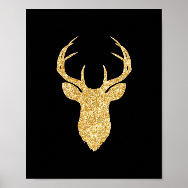 Póster Oh Deer What A Year Funny Christmas Holiday  (Frente)