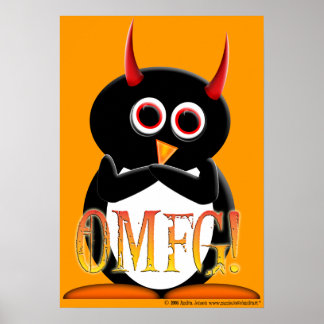 Póster ¡Oh Dios mío! Poster del mal pingüino