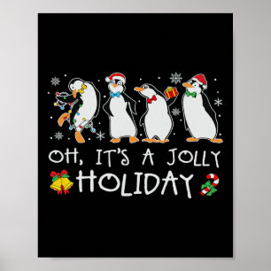Póster Oh, es una jodida pluma de Navidades navideños pin