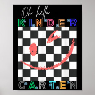 Póster Oh Hola Kindergarten Traje Cuto Para Niños Primero