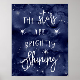 Póster Oh Holy Night | Stars at Christmas