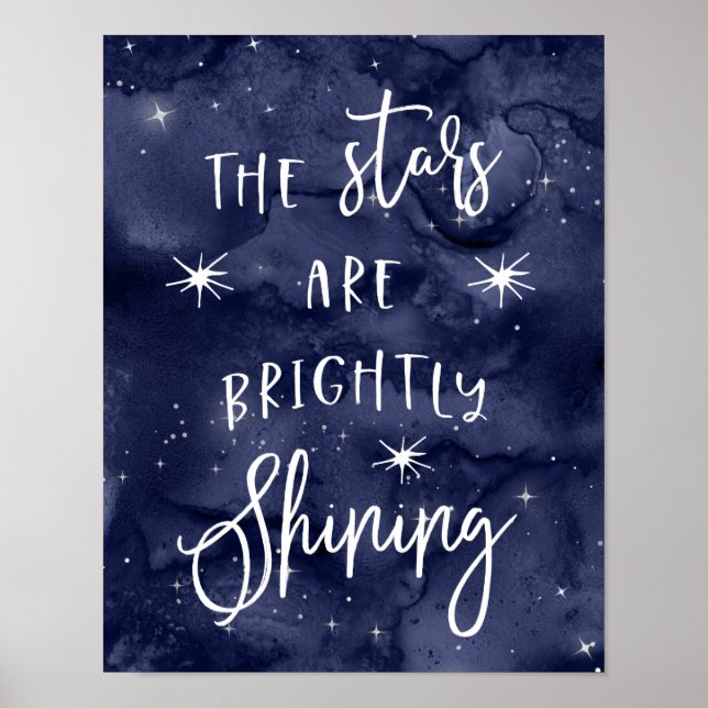 Póster Oh Holy Night | Stars at Christmas (Frente)