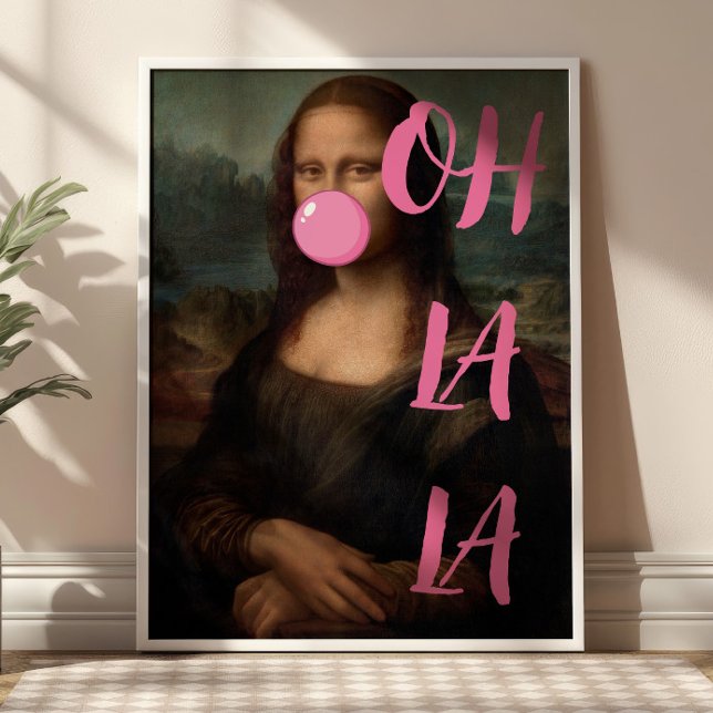 Póster OH LA Mona Lisa Altered Art Poster (Subido por el creador)