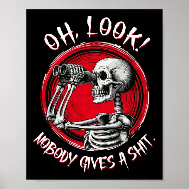 Póster Oh Look Nadie Da Un Gracioso Traje De Halloween (Frente)