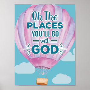 Póster ¡Oh, los lugares a los que irás con Dios! Impresió