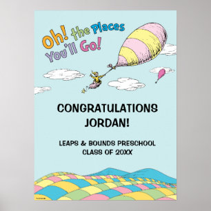 Póster ¡Oh, los lugares a los que irás! Graduación