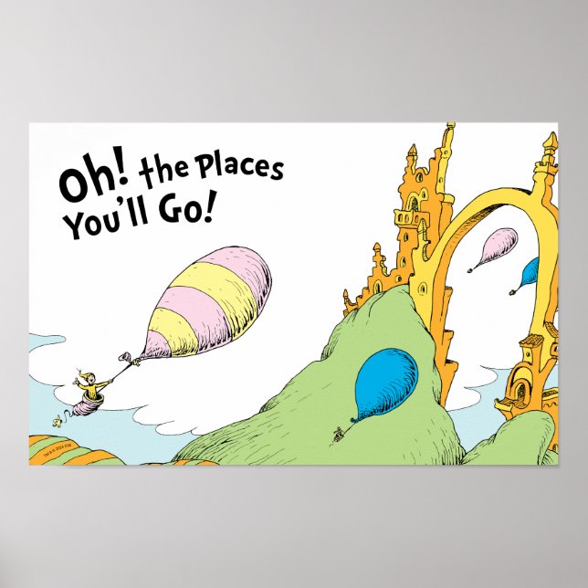 Póster ¡Oh, los lugares que irás! (Frente)
