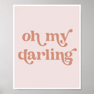 Póster Oh, mi Darling