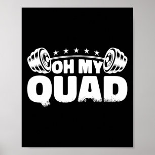 Póster Oh Mi Gimnasio Cuádruple