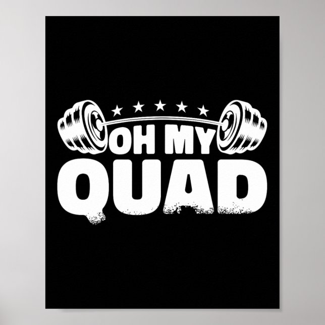 Póster Oh Mi Gimnasio Cuádruple (Frente)