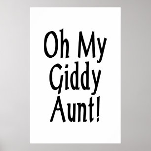 Póster ¡Oh, Mi Tía Giddy!