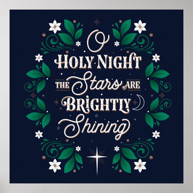 Póster Oh Poster de la noche sagrada 24x24 (Frente)