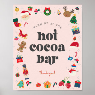 Póster Oh Qué Divertido Navidades De Invierno Rótulo Hot