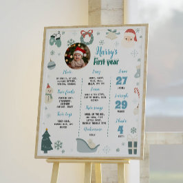 Póster Oh Qué Divertido Primer Poster de Nacimiento