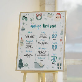 Póster Oh Qué Divertido Primer Poster de Nacimiento