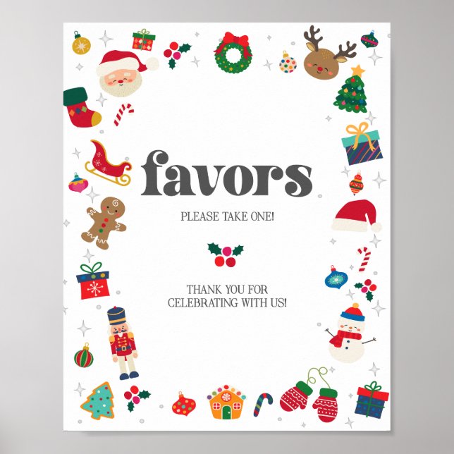 Póster Oh Qué Navidades de invierno tan divertidos favore (Frente)