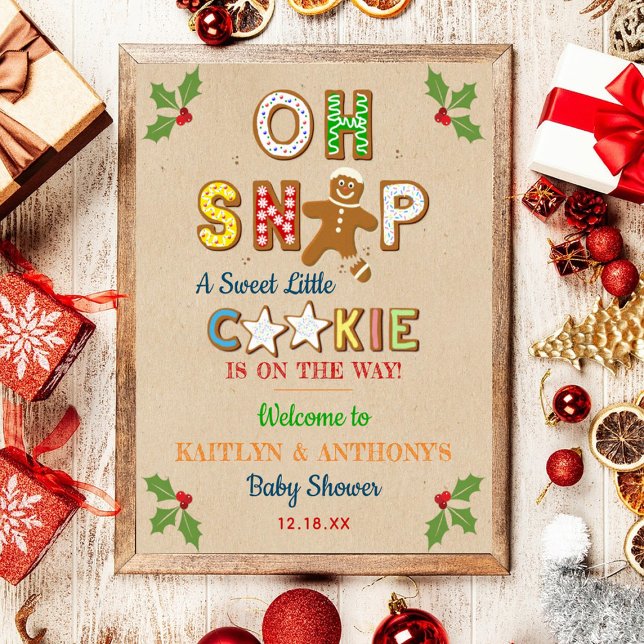 Póster ¡Oh Snap! Bienvenidos a Baby Shower a la cookie de (Subido por el creador)
