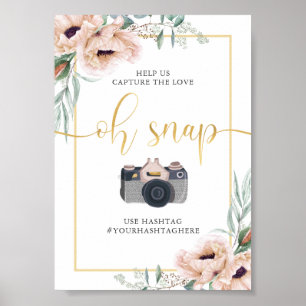 Póster Oh Snap Floral Poster