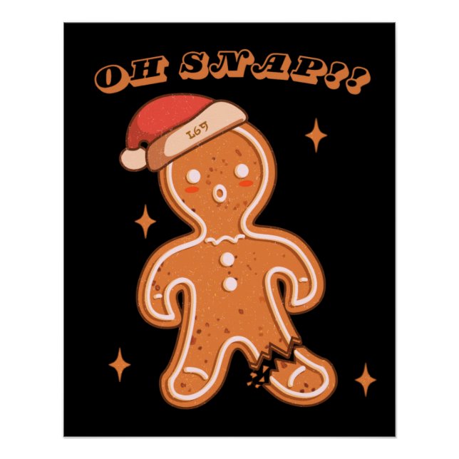 Póster ¡OH SNAP! navidades graciosos (Anverso)