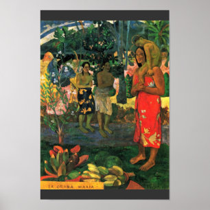Póster ` Ohi de Reo Mä: Ia Orana Maria (Na Maria de Ia