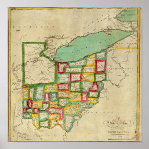 Póster Ohio Atlas
