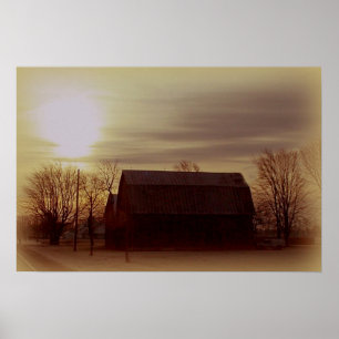 Póster Ohio Barn