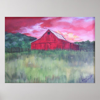 Póster Ohio Barn