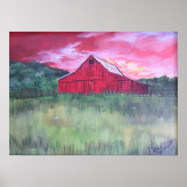 Póster Ohio Barn (Frente)