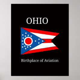 Póster Ohio: Cuna de la Aviación