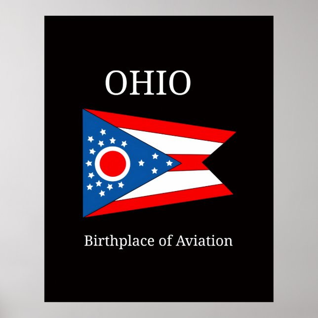 Póster Ohio: Cuna de la Aviación (Frente)