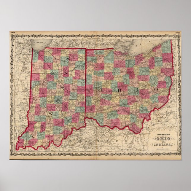Póster Ohio e Indiana 3 (Frente)