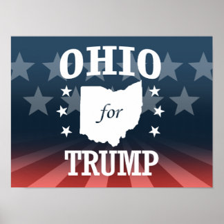 PÓSTER OHIO FOR TRUMP