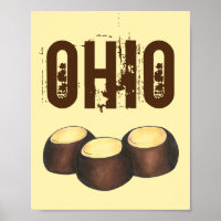 Ohio OH Peanut Butter Buckeye Buck Oye Nut Candy