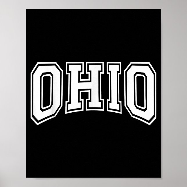 Póster Ohio OH USA (Frente)
