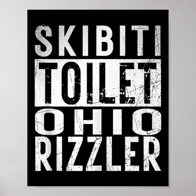 Póster Ohio Rizzler Gen Alpha Influencia (Frente)
