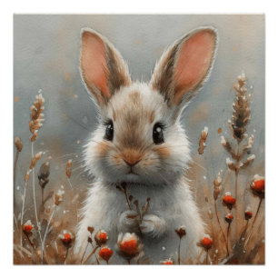 Póster Oídos Efímeros: Un Poco de Fantasía Bunny