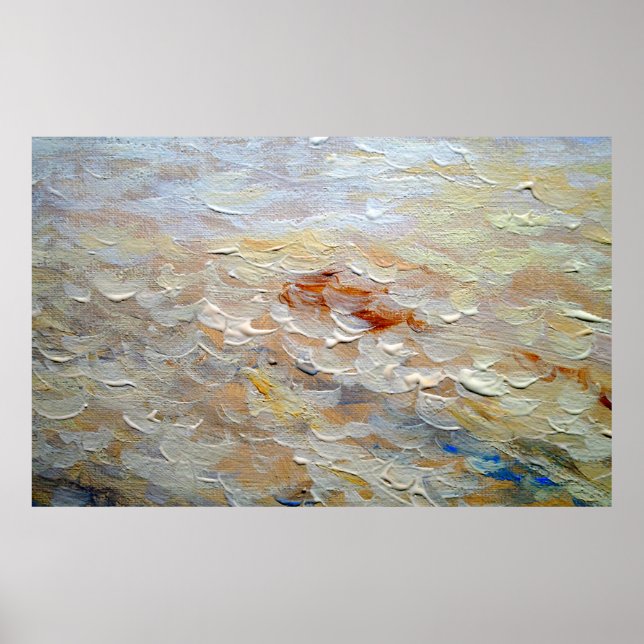 Póster Oil paintings texture, fine artbackground,abstract (Frente)