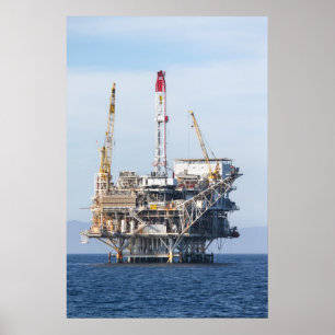 Póster Oil Rig