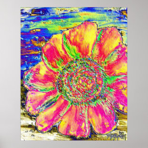 Póster oil_sunflower_pintura6