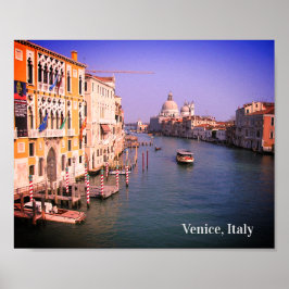 Póster Ojalá estuviera en Venecia, Italia Holiday Postcar