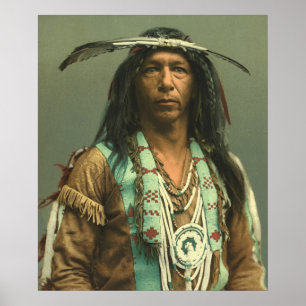 Póster Ojibwa Brave, Arrowmaker