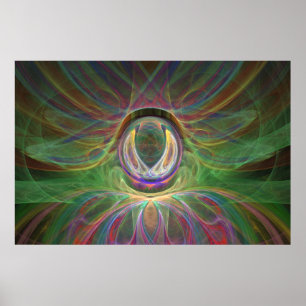 Póster Ojo colorido