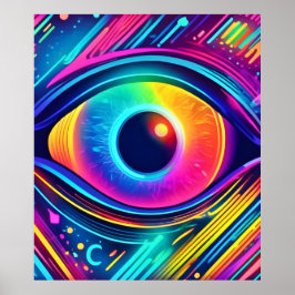Póster Ojo cósmico de los sueños