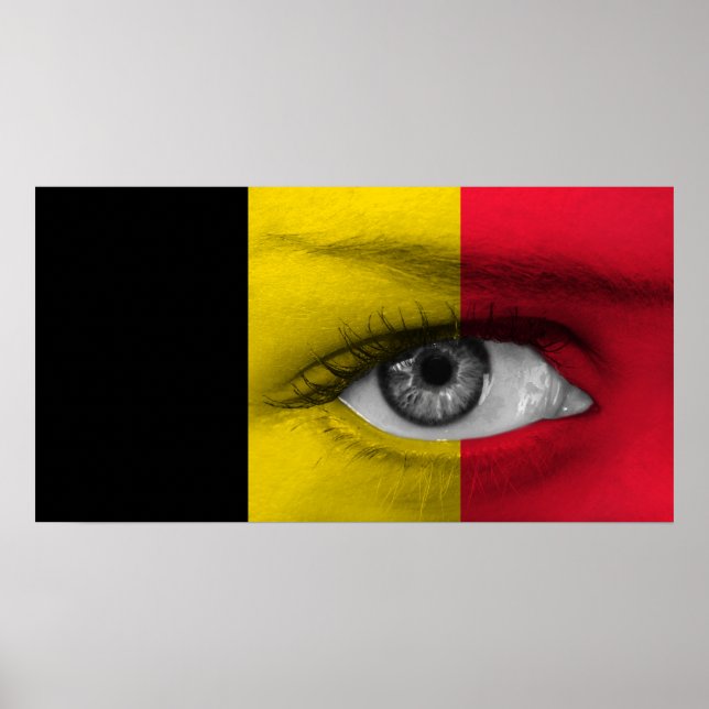 Póster Ojo de Bélgica (Frente)