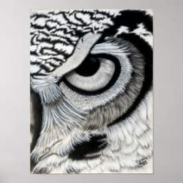 Póster Ojo de búho (derecha)