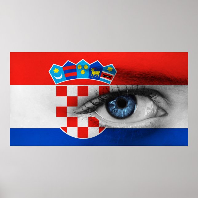 Póster Ojo de Croacia (Frente)