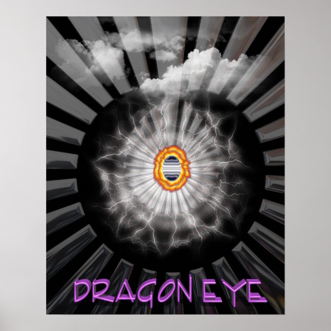Póster Ojo de Dragón Místico (Frente)