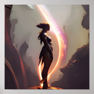 Póster Ojo de fuego
